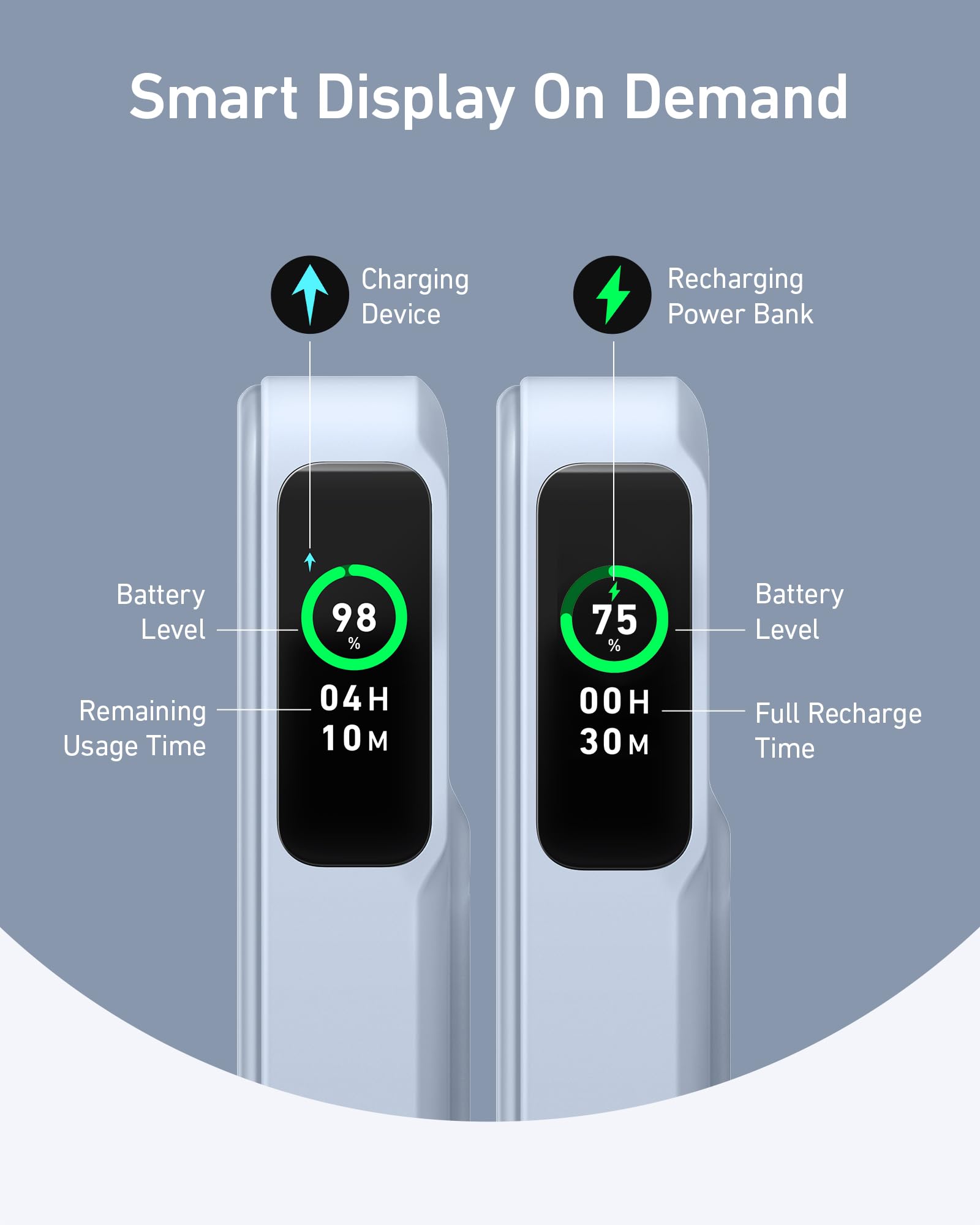 Anker MagGo Power Bank (10K, Built-in Stand & Smart Display) - Image 20
