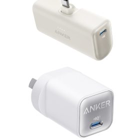 Anker Nano Power Bank and 511 Charger (Nano 3, 30W)