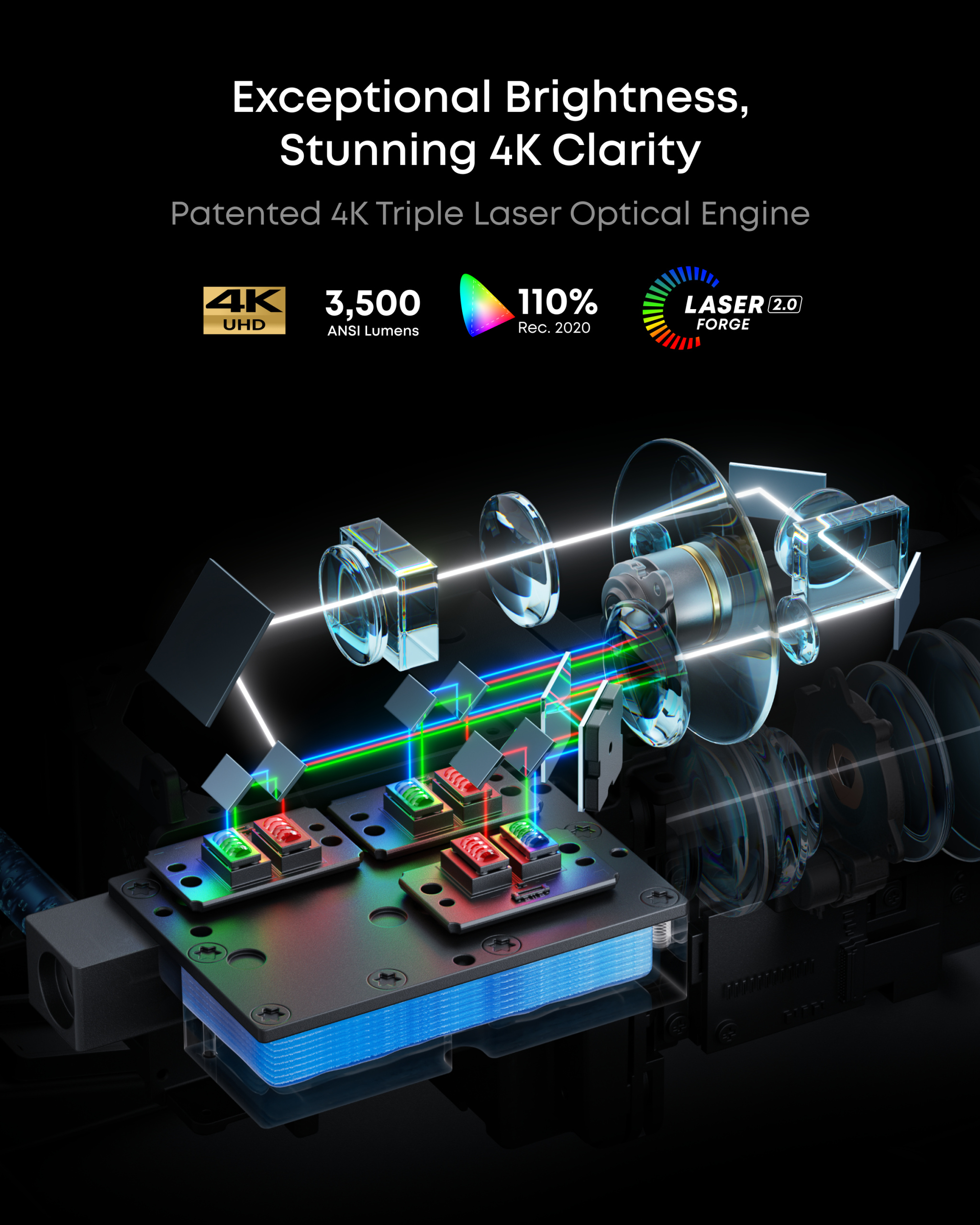 Anker NEBULA X1 | 4K Triple Laser Projector with Dolby Audio - Image 6