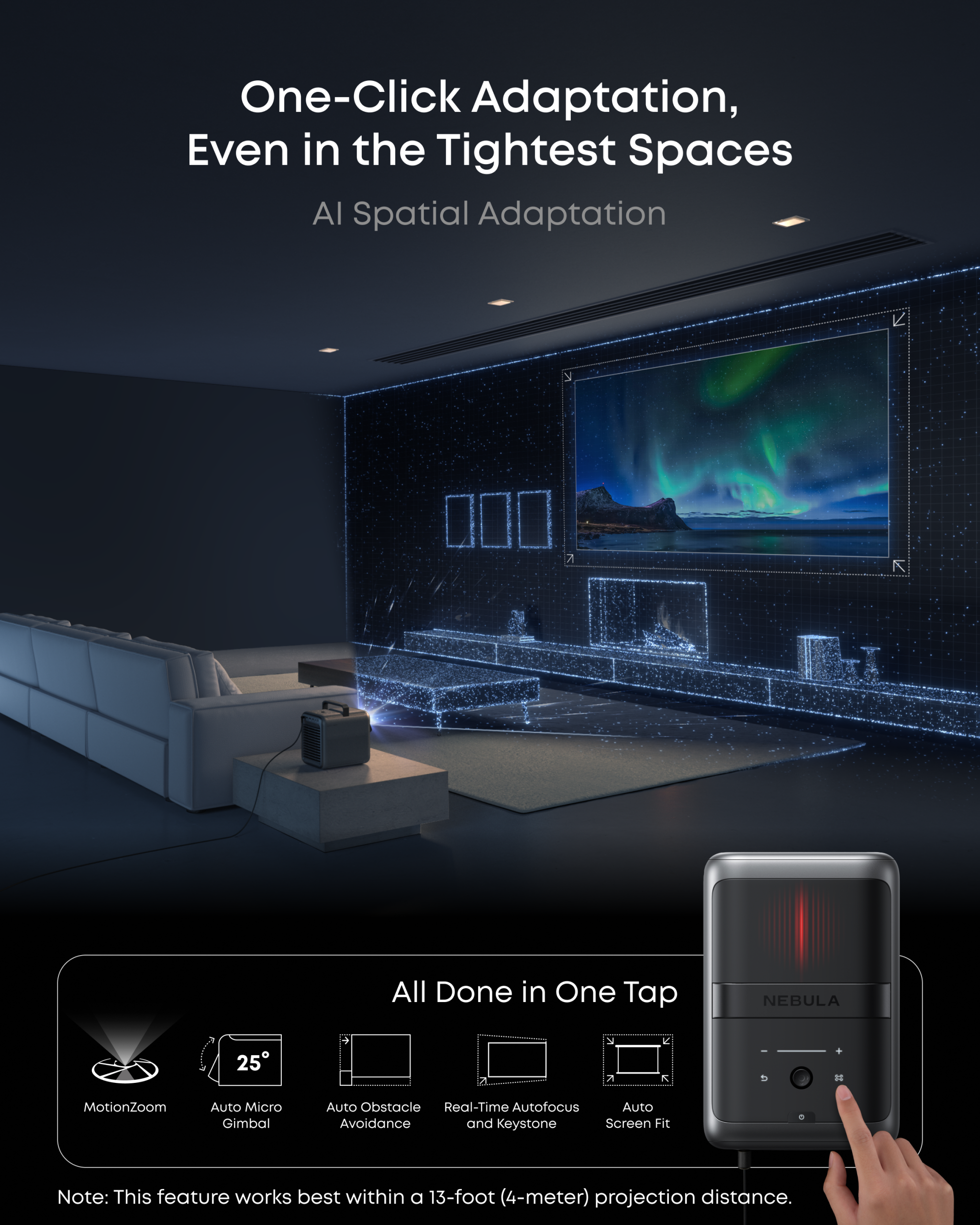 Anker NEBULA X1 | 4K Triple Laser Projector with Dolby Audio - Image 2