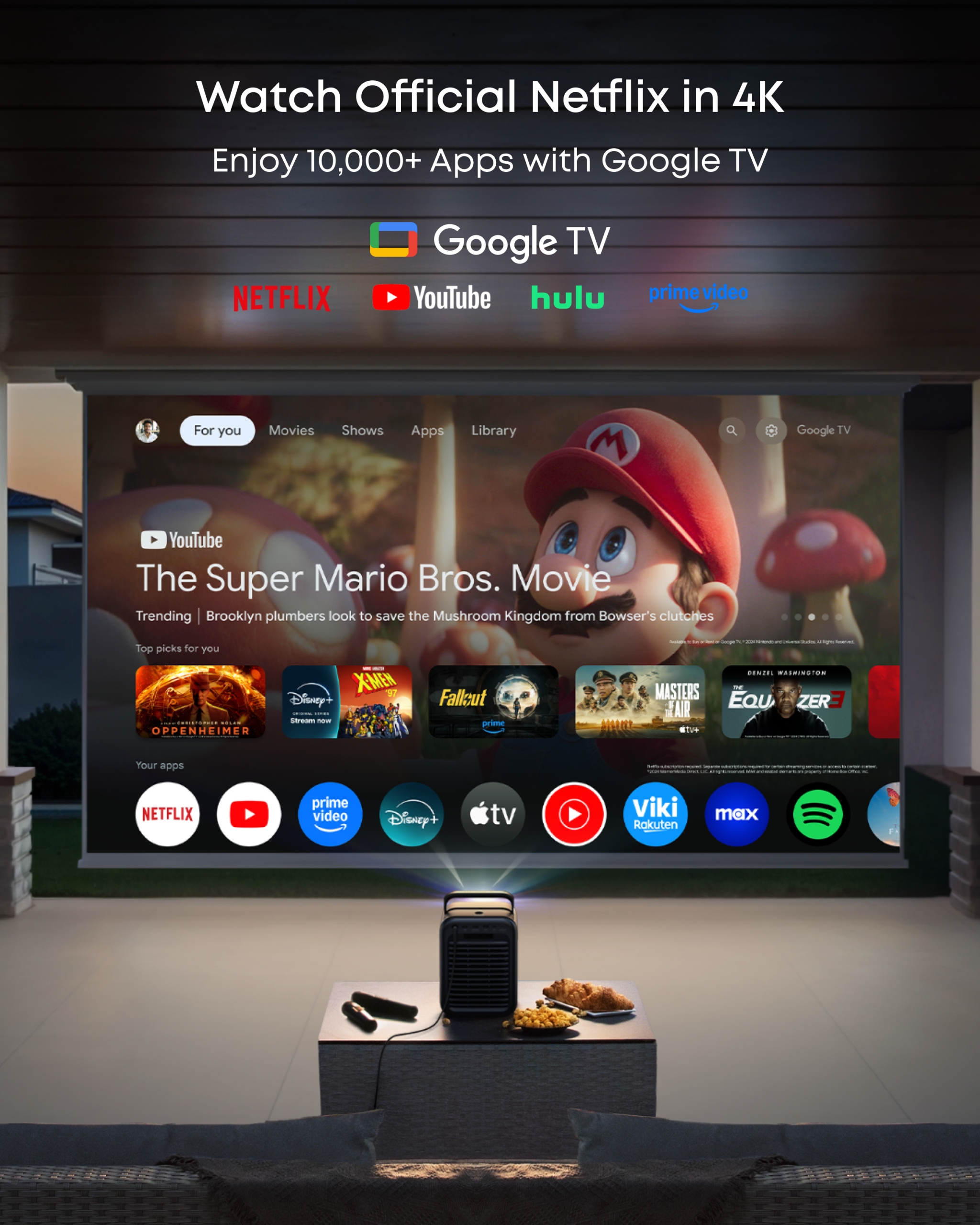 Anker NEBULA X1 | 4K Triple Laser Projector with Dolby Audio - Image 3