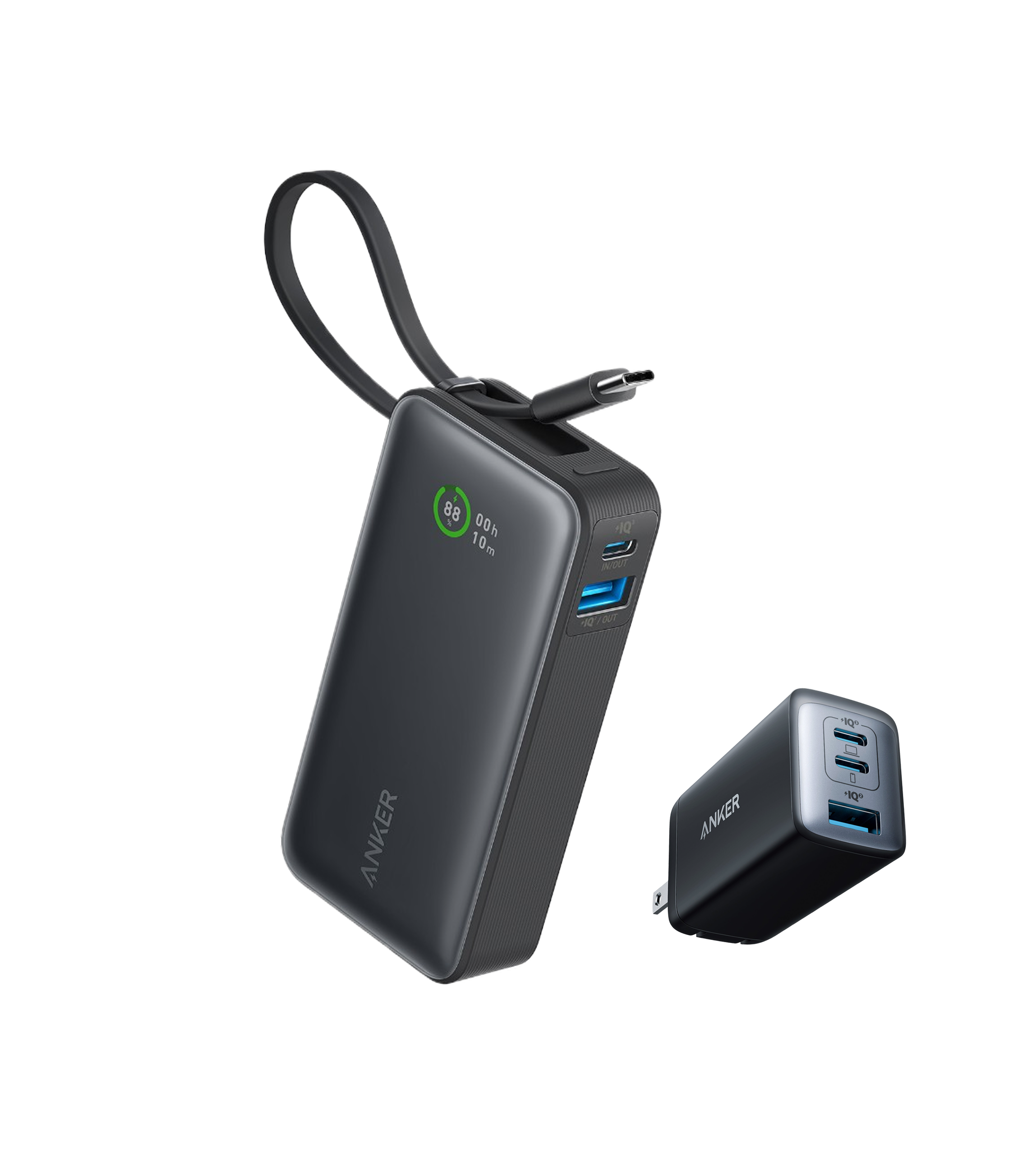 Anker Nano 30W Power Bank and 65W Charger