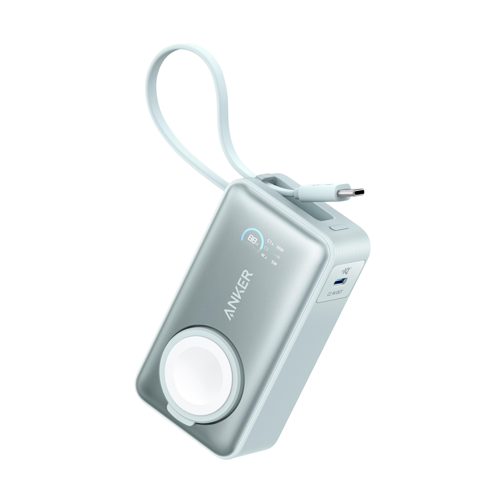 Anker MagGo Power Bank (10K, 35W, For Apple Watch) Bundle