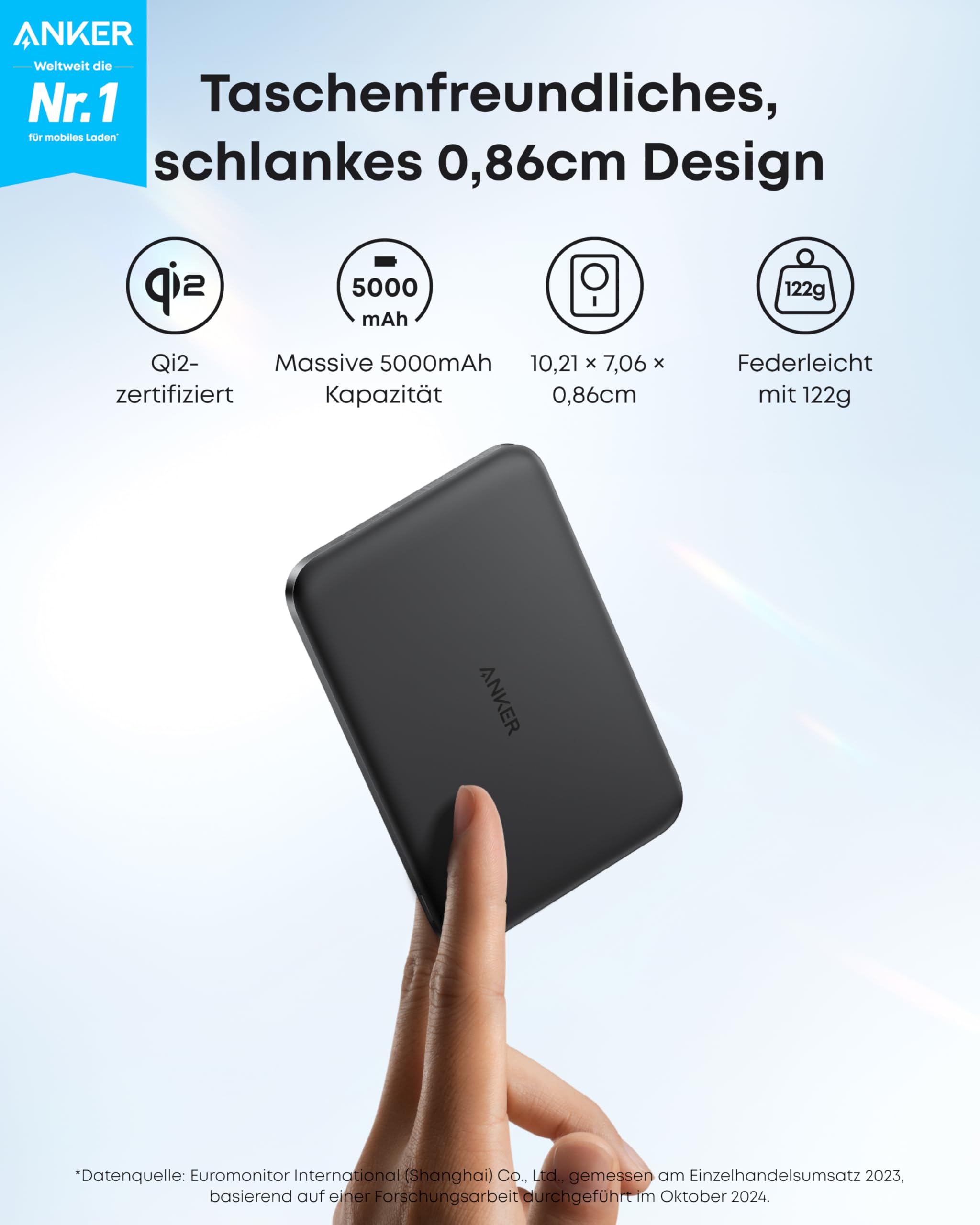 Anker Nano Powerbank (5K, Magnetisch, Slim) - Image 9