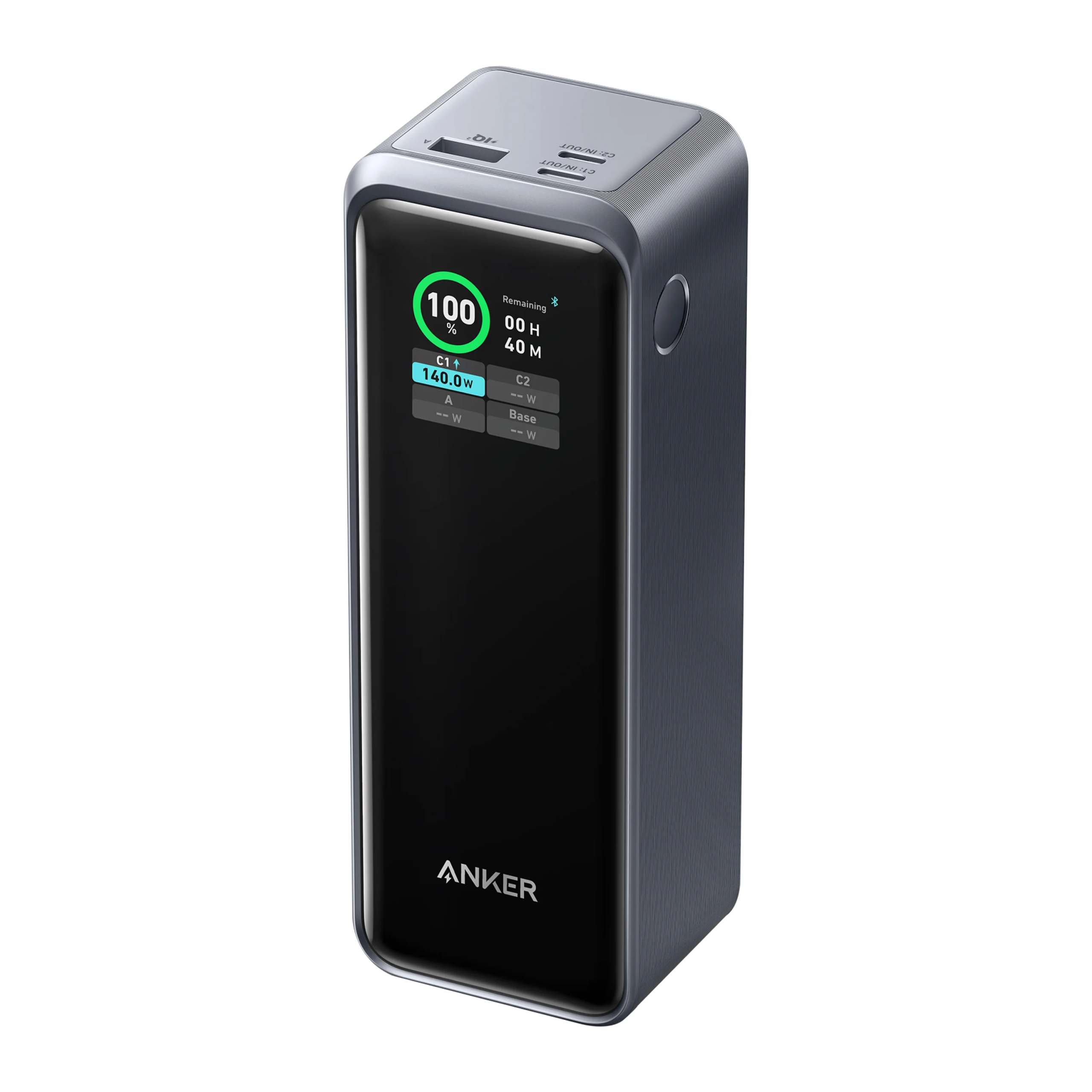 Anker Prime Power Bank 27,650mAh (250W, 3-Port, App Control & Smart Display) and Prime USB-C to USB-C Cable (240W, Upcycled-Braided, 182cm) - Image 7