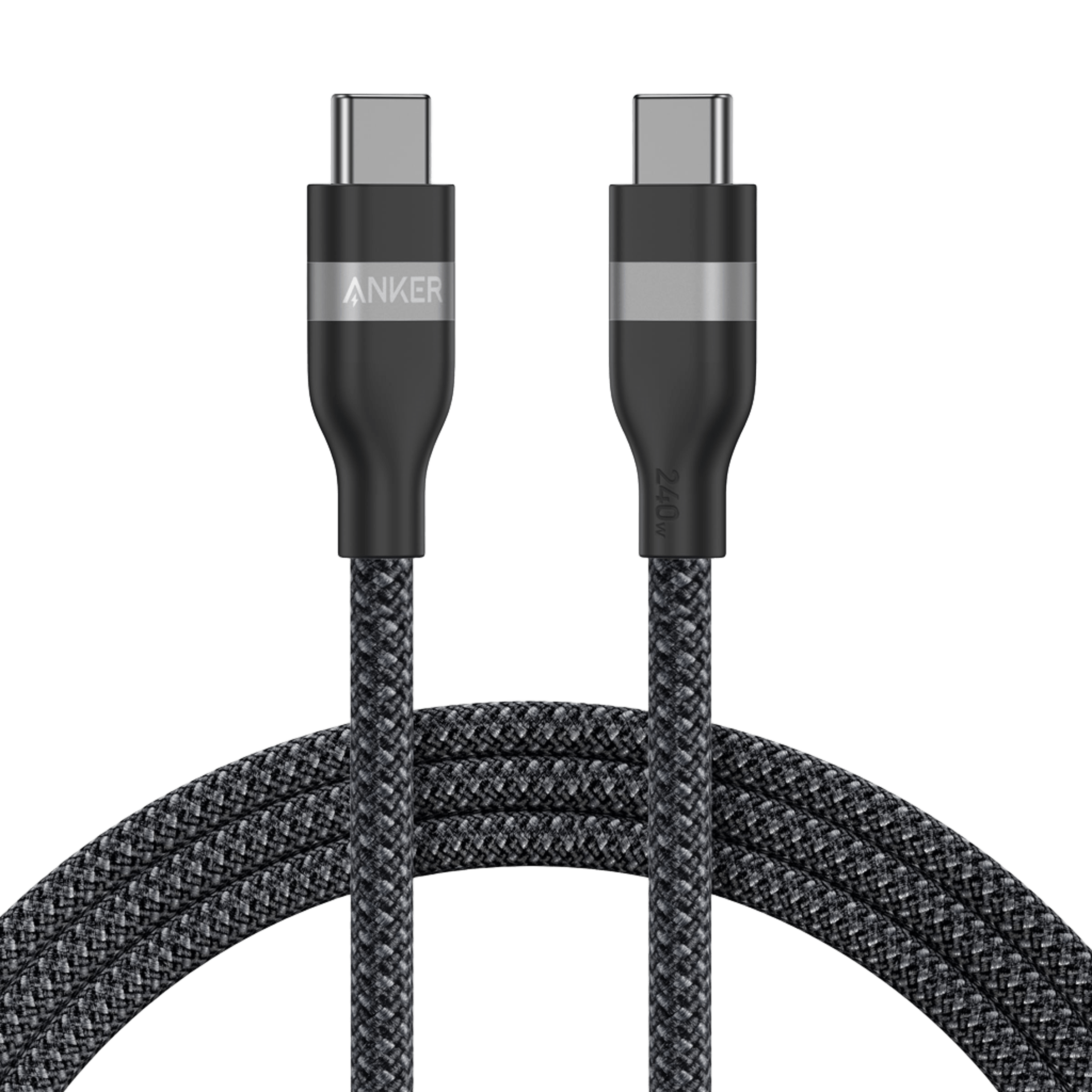 Anker Laptop Power Bank (25K, 165W, Built-In and Retractable Cables) and USB-C to USB-C Cable (6 ft, 240W, Upcycled-Braided) - Image 9
