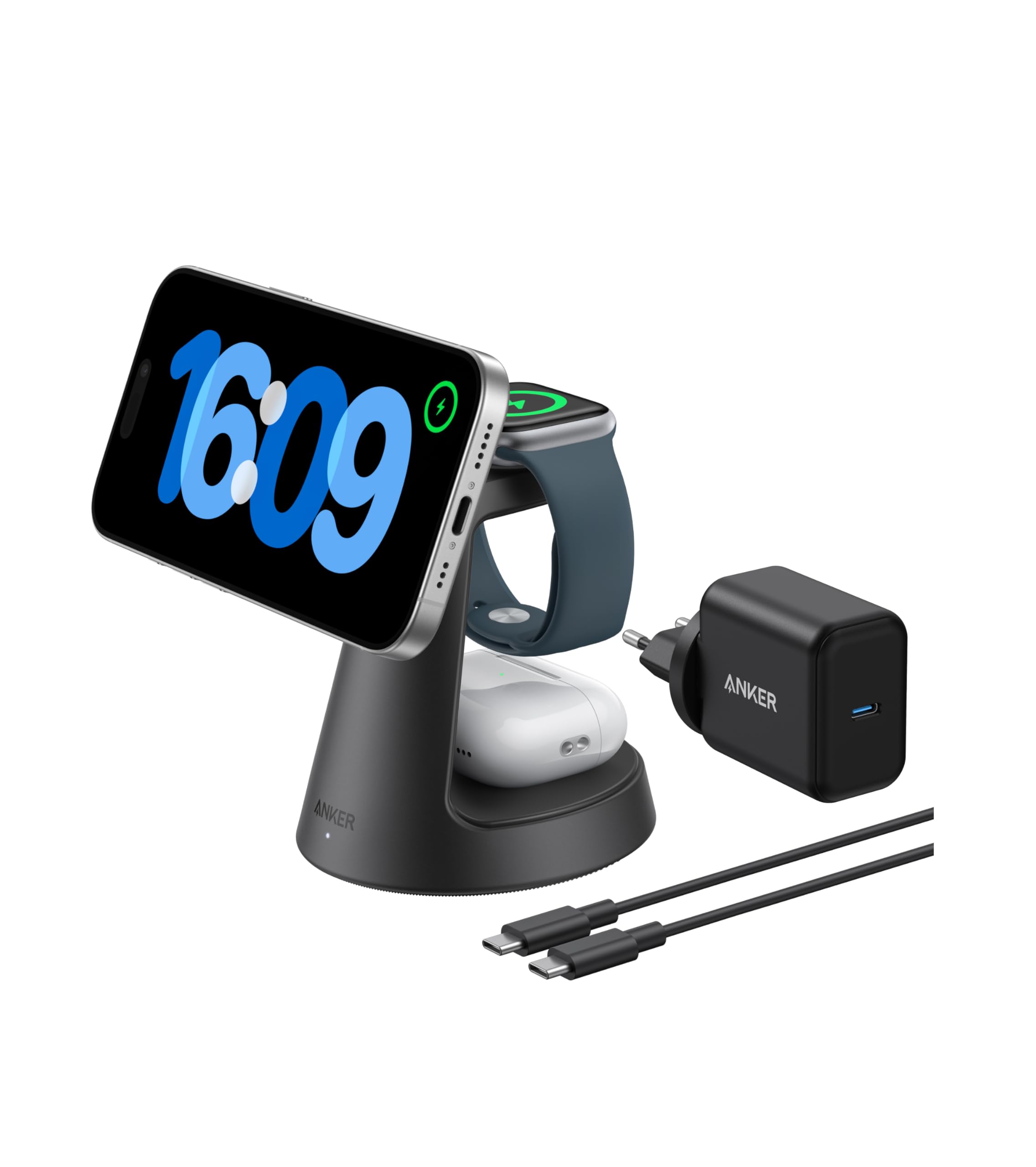 Anker kabellose Ladestation (3-in-1, Magnetischer, St?nder) - Image 2