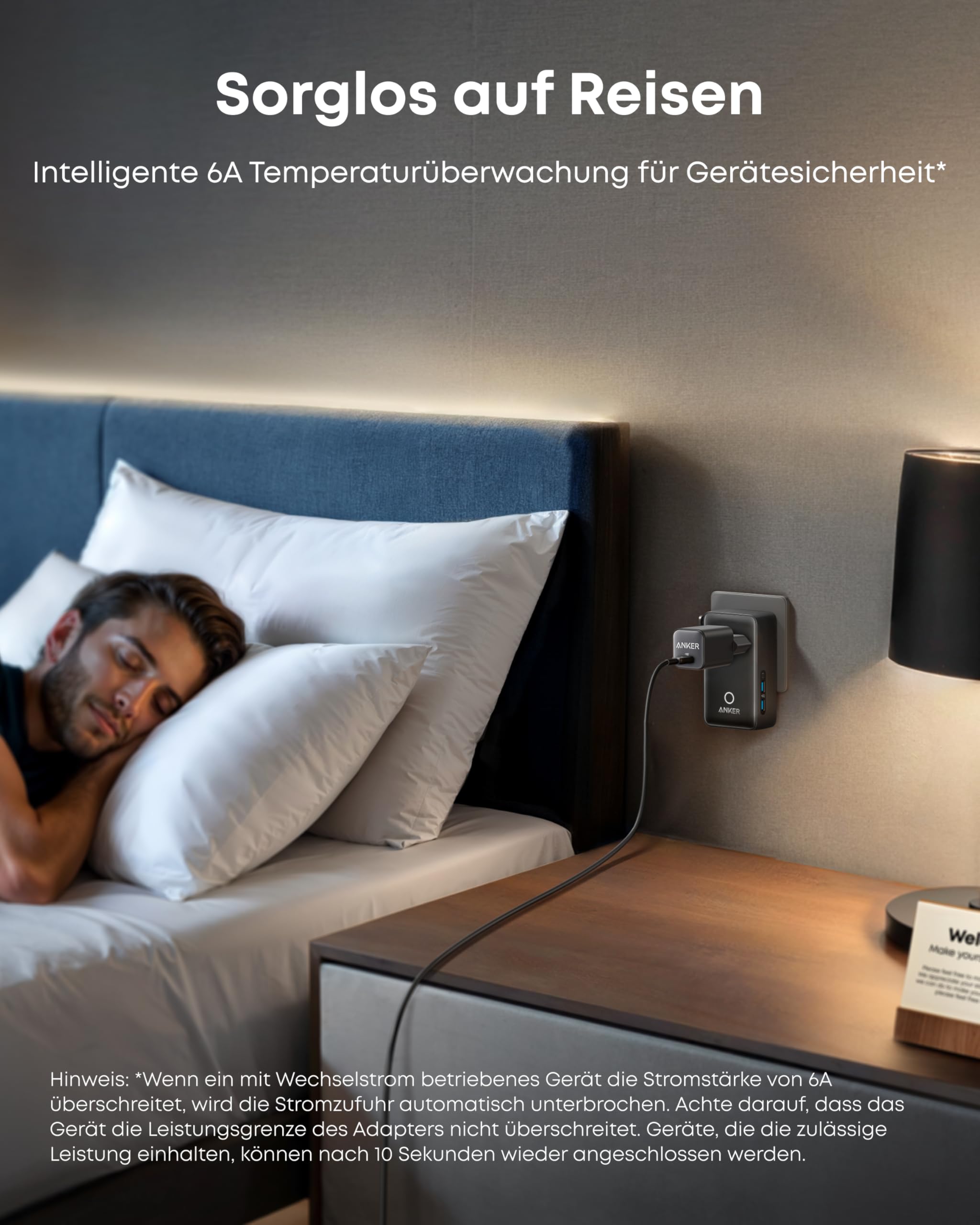 Anker Ladeger?t (140W, 4-Port, PD 3.1) mit USB-C Kabel + Nano Reiseadapter (5-in-1, 20W) - Image 11