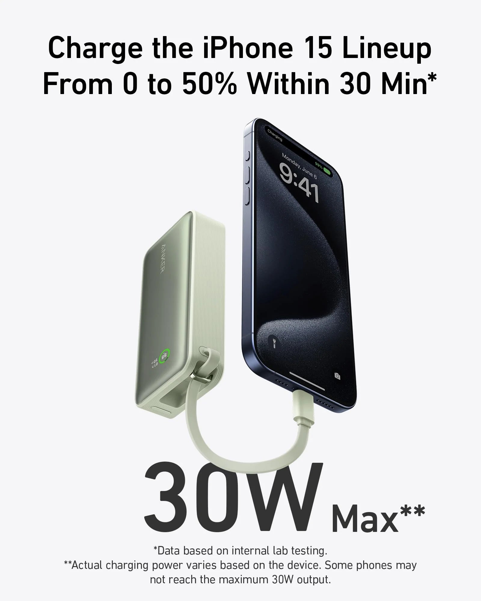 Anker Nano Power Bank (30W, Built-In USB-C Cable) | Customizable - Image 20