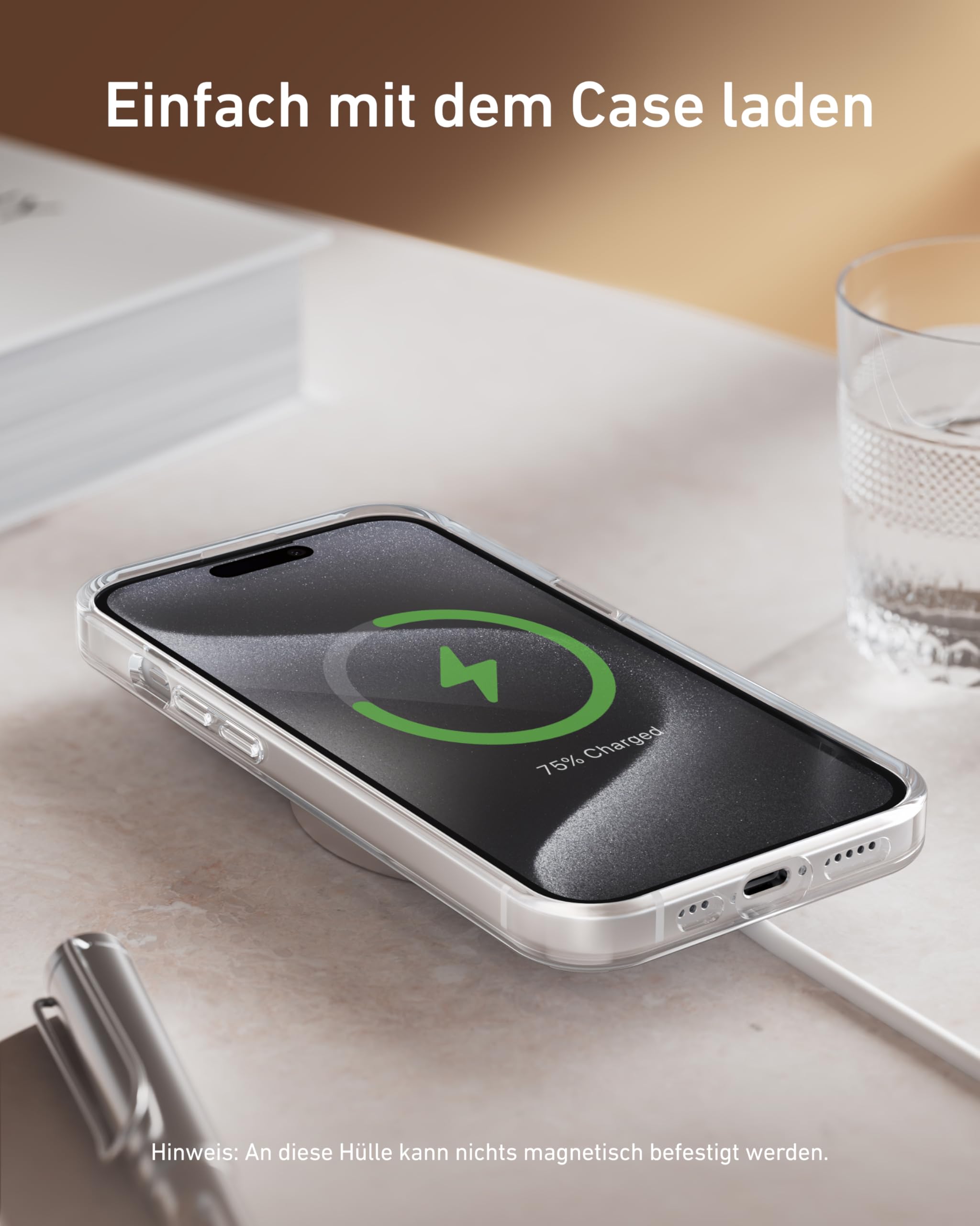 Anker iPhone 16 H??lle, Sto?fest nach Milit?rstandard, Transparent & Vergilbungsresistent - Image 6