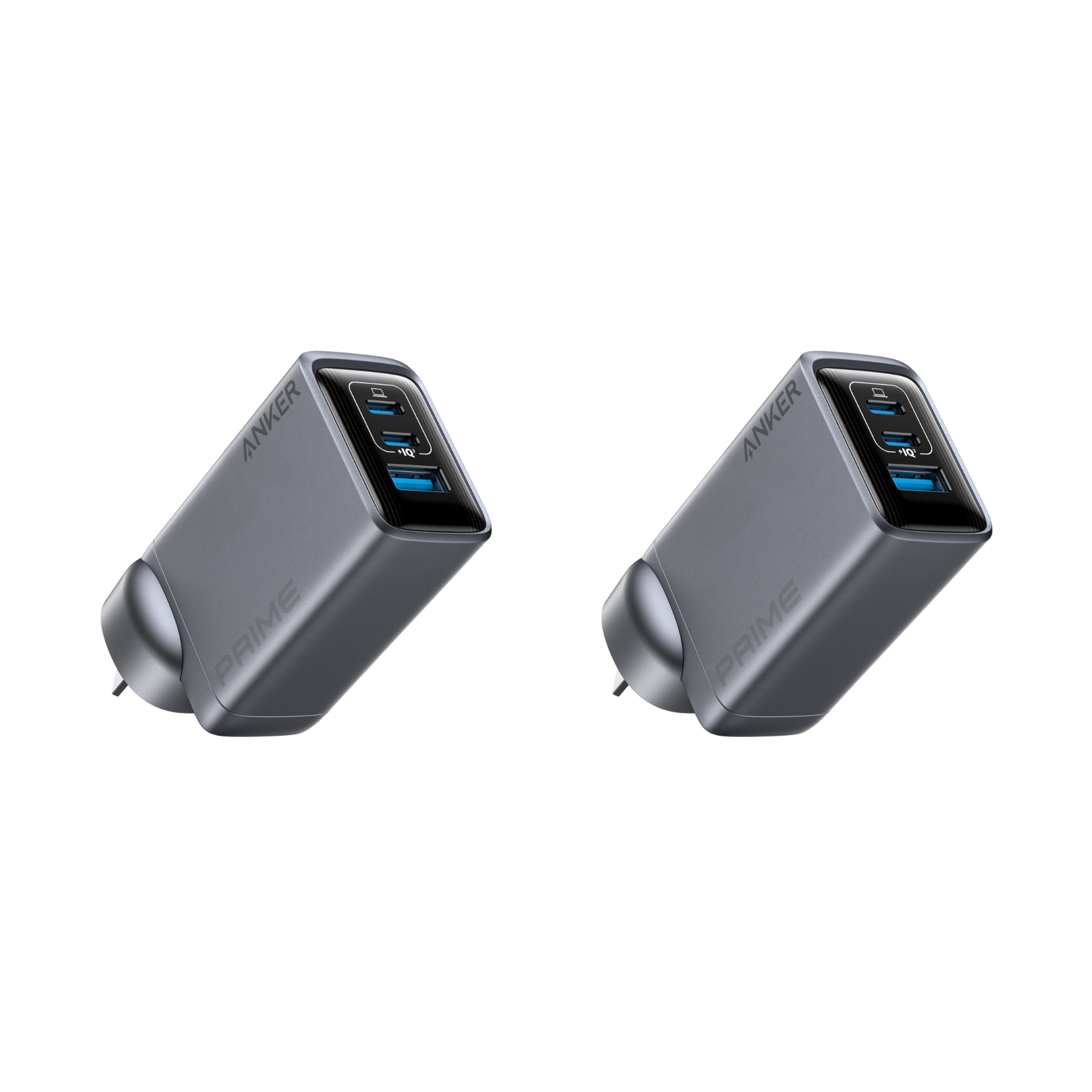 Anker 2x Prime Charger (100W, 3 Ports, GaN)