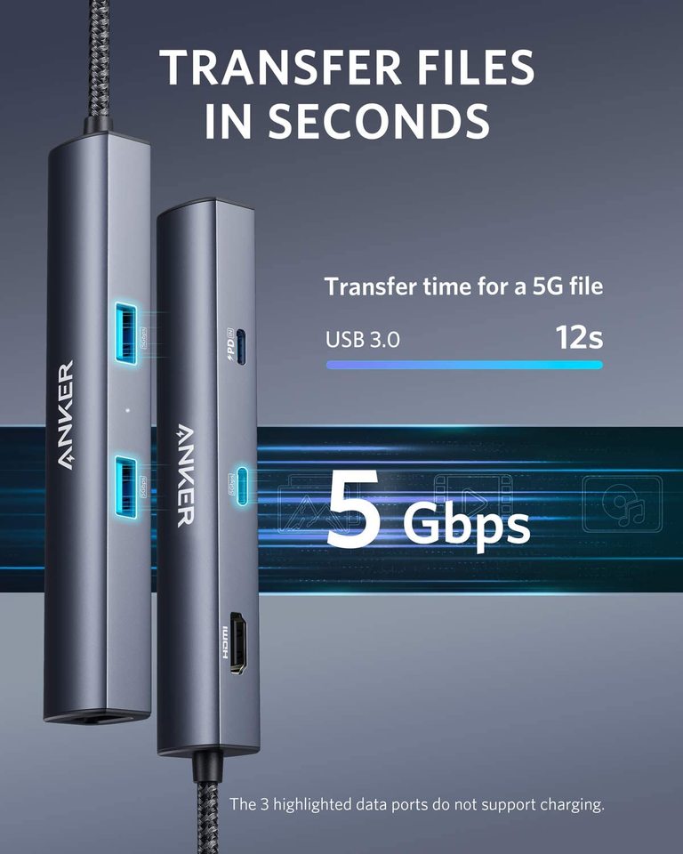 Anker 543 USB-C Hub (6-in-1, Slim) - Image 5