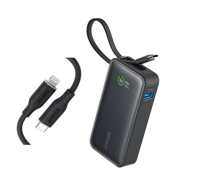 Anker Nano Powerbank + 641 USB-C auf Lightning Kabel (0,9m)