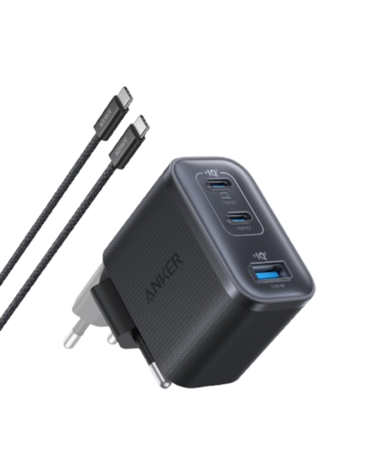 Anker Nano Power Bank (5K, MagGo, Slim) and Nano Charger (70W, 3 Ports) - Image 2