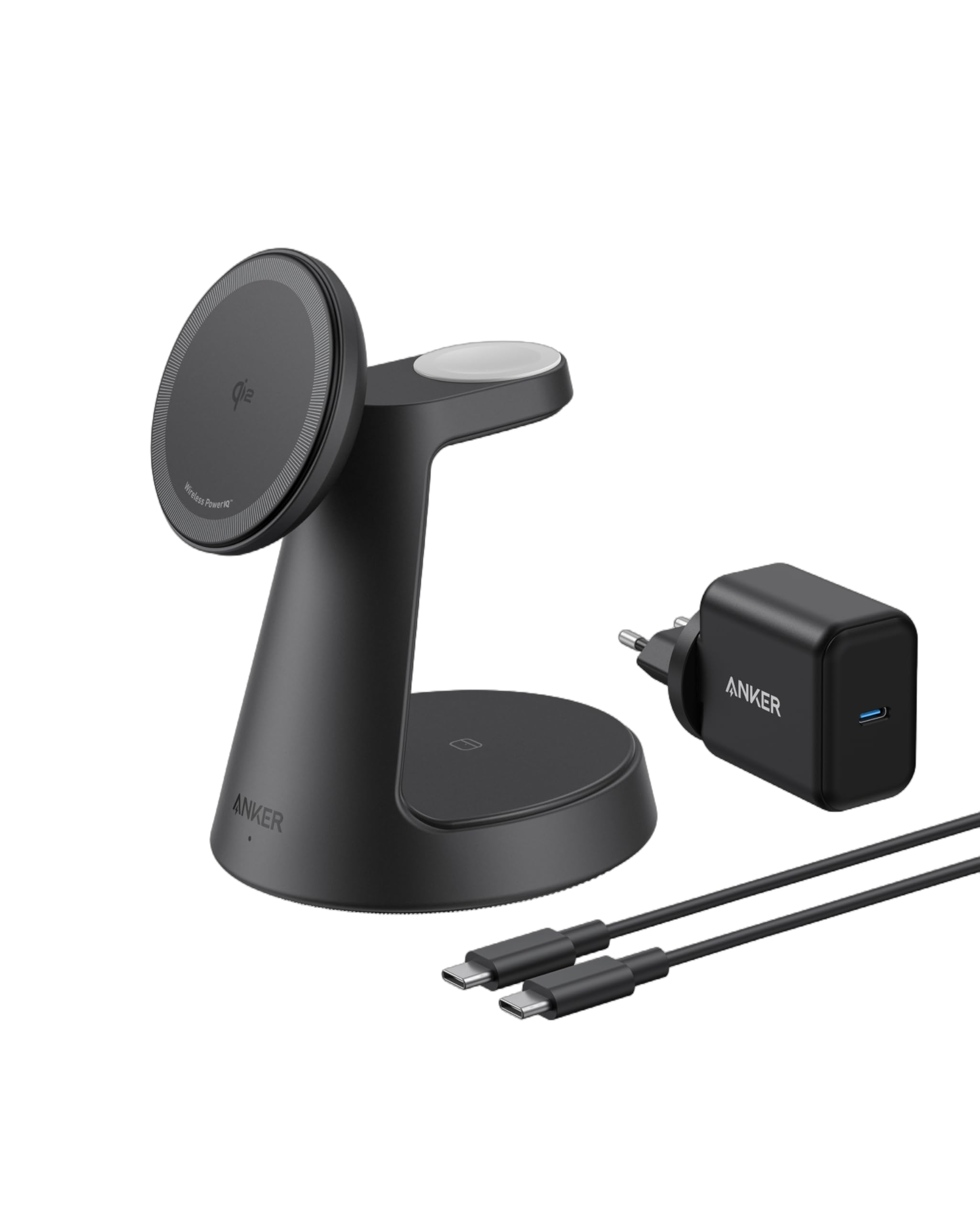 Anker kabellose Ladestation (3-in-1, Magnetischer, St?nder)