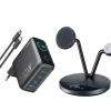 Anker Prime Kabellose Ladestation (3-in-1 St?nder)+ Ladeger?t (140W, 4-Port, PD 3.1) mit USB-C Kabel